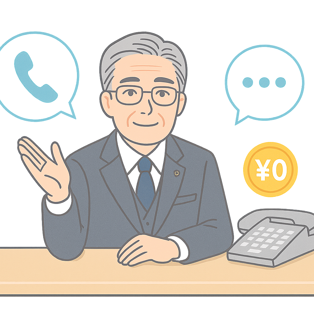 相談無料のイラスト